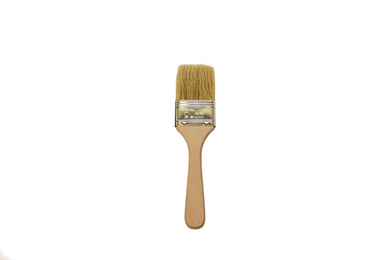 White Bristle Laminating Brush with Wooden Handle (Available in a range of sizes)